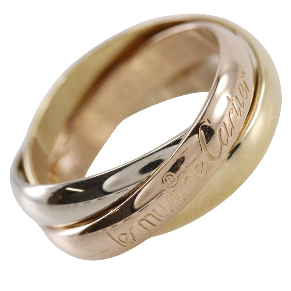 Cartier Ring K18 Gold (Ygxpgxwg) Gold Trinity 50