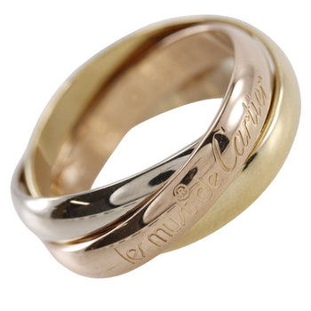 Cartier Ring K18 Gold (Ygxpgxwg) Gold Trinity 50