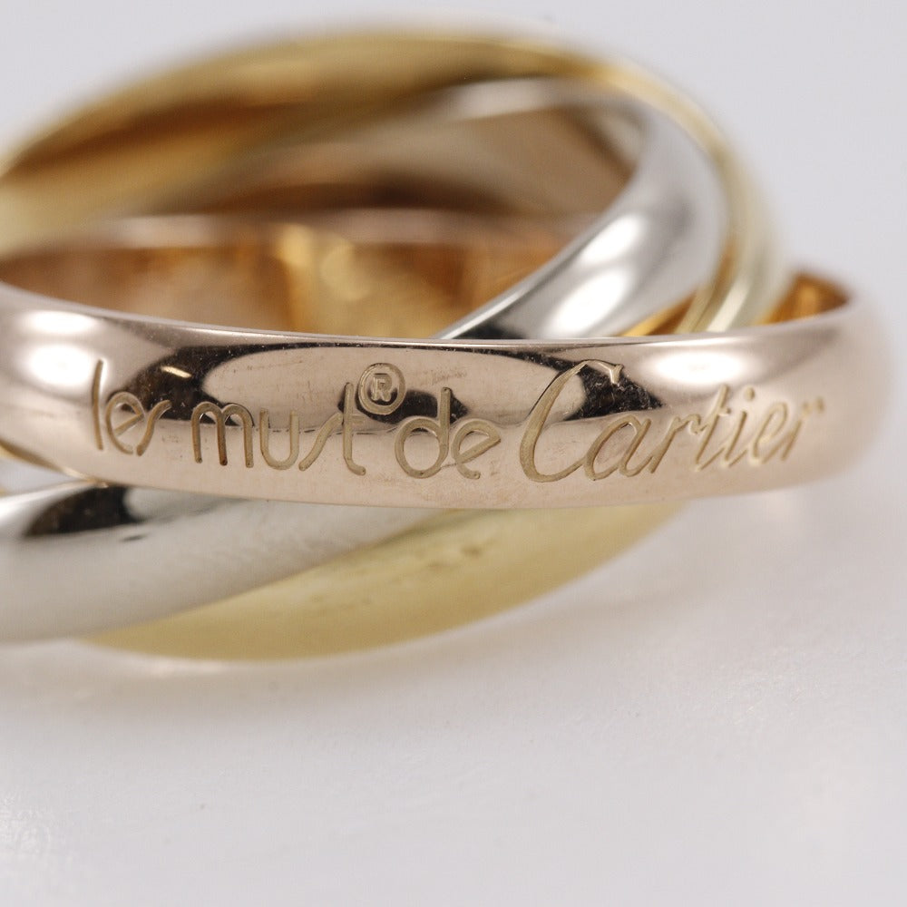 Cartier Ring K18 Gold (Ygxpgxwg) Gold Trinity 50