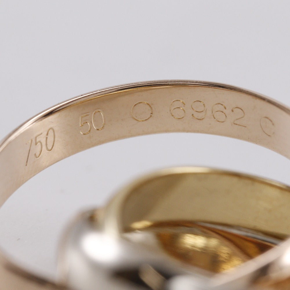 Cartier Ring K18 Gold (Ygxpgxwg) Gold Trinity 50