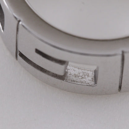 Gucci Ring K18 White Gold, Diamond Silver G Logo Multiple
