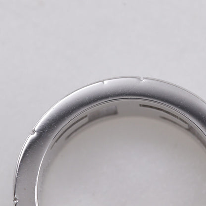 Gucci Ring K18 White Gold, Diamond Silver G Logo Multiple