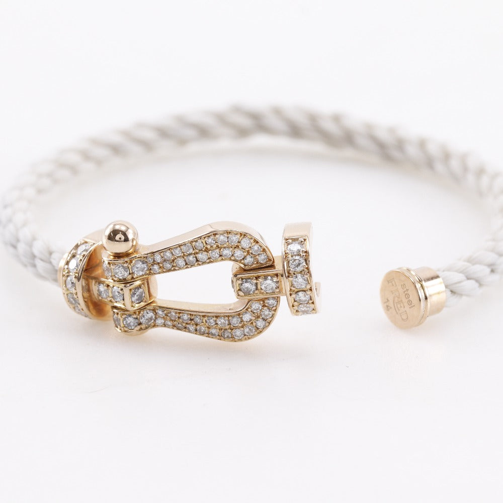 Fred Bracelet K18 Pink Gold, Diamond Gold Force 10 Lm 14