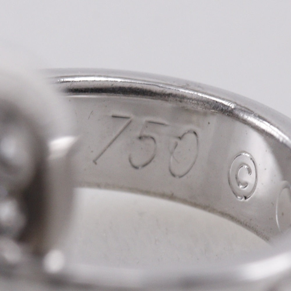 Cartier Necklace K18 White Gold, Diamond Silver Baby Love