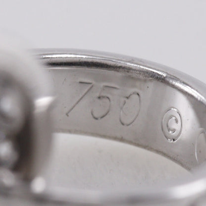 Cartier Necklace K18 White Gold, Diamond Silver Baby Love