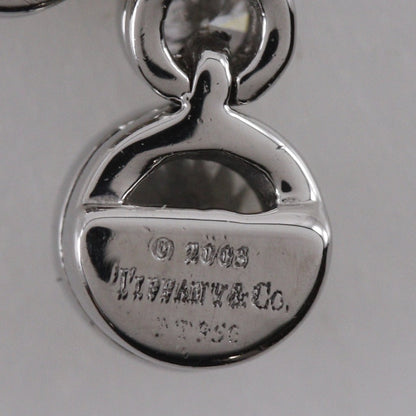 Tiffany&Co. Necklace Pt950Platinum, Diamond Silver Jazz Double Drop Women