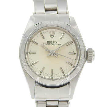 Rolex Watches Mechanical Automatic 6623 Stainless Steel Silver Oyster Perpetual Silver Dial Women