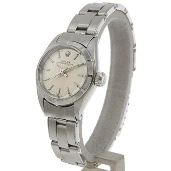 Rolex Watches Mechanical Automatic 6623 Stainless Steel Silver Oyster Perpetual Silver Dial Women