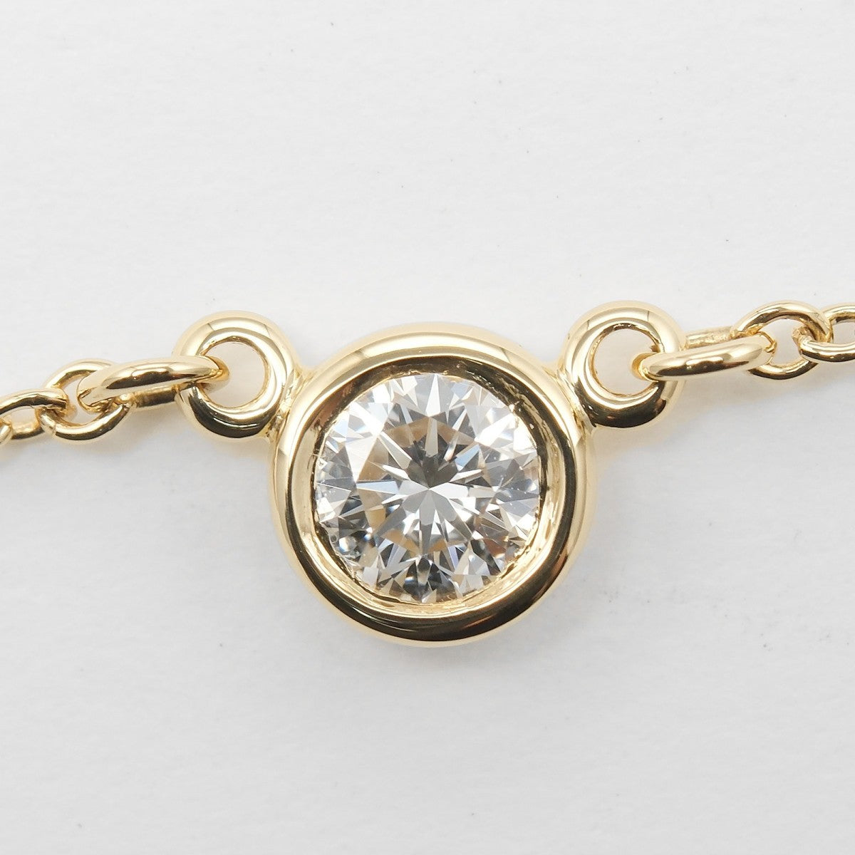 Tiffany&Co. Necklace K18 Yellow Gold, Diamond Gold By The Yard