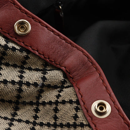 Gucci Tote Bag 211944 Canvas Beige / Red Diamante Sukey Women