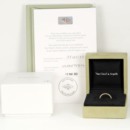 Van Cleef & Arpels Ring Vcarn95Q52 Au750 Gold Perrelet Small 52