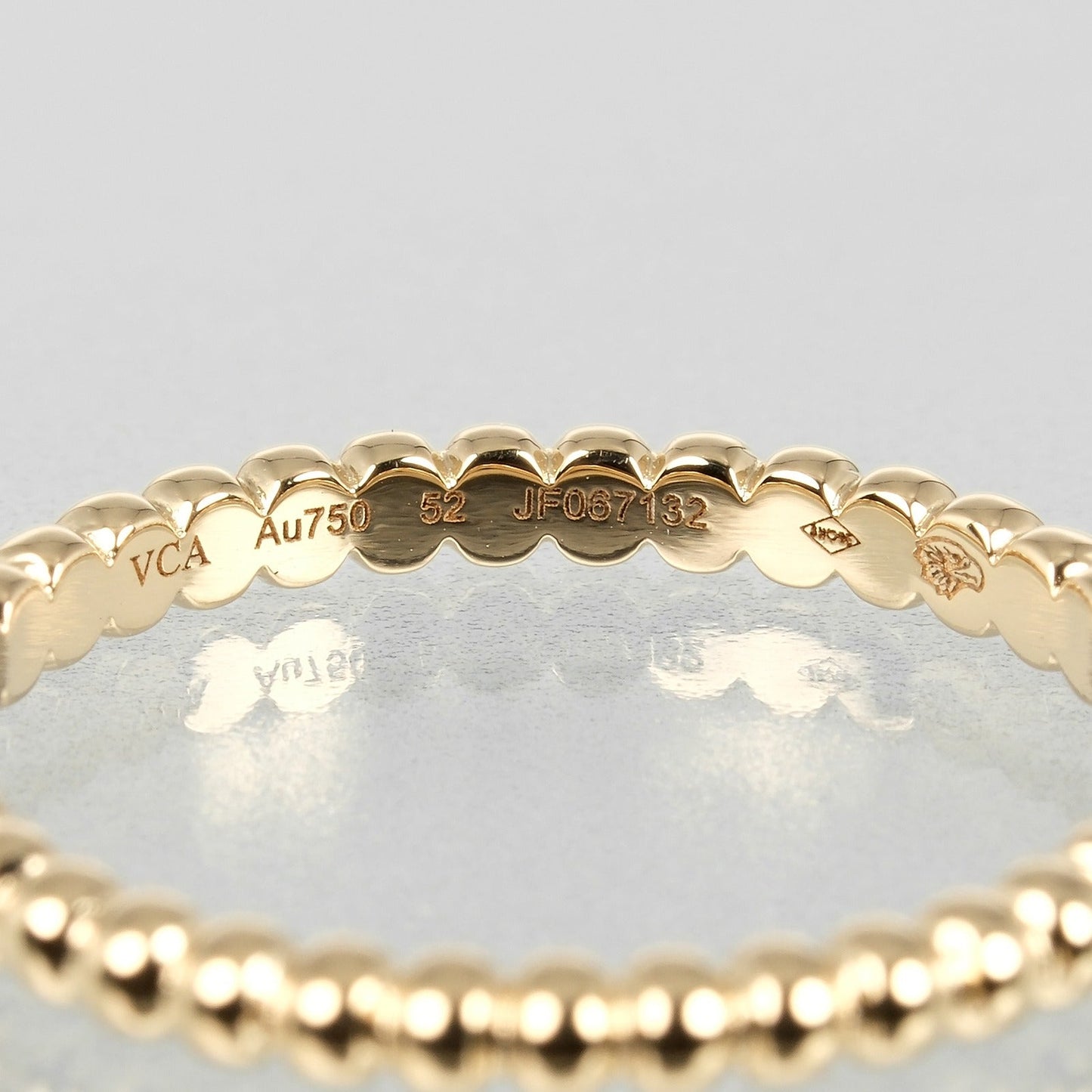 Van Cleef & Arpels Ring Vcarn95Q52 Au750 Gold Perrelet Small 52