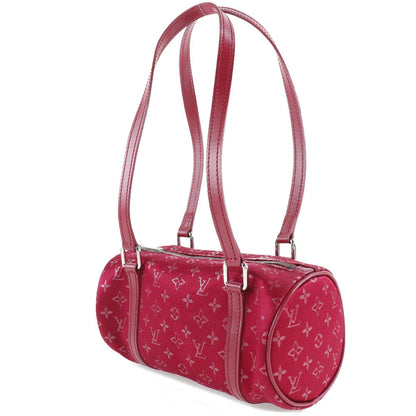 Louis Vuitton Handbag M92353 Monogram Satin Red Little Papillon Women