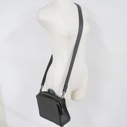 Fendi Handbag 7M0238O7B Leather Gray 2Wayshoulder Mini Messenger Women