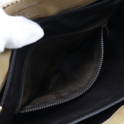 Celine Shoulder Bag Pvc Beige Macadam Women