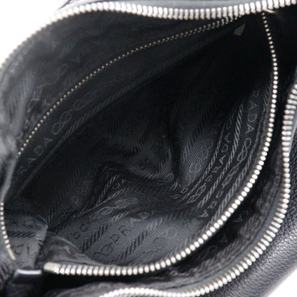 Prada Tote Bag Calfskin Black Shoulder Bag Women