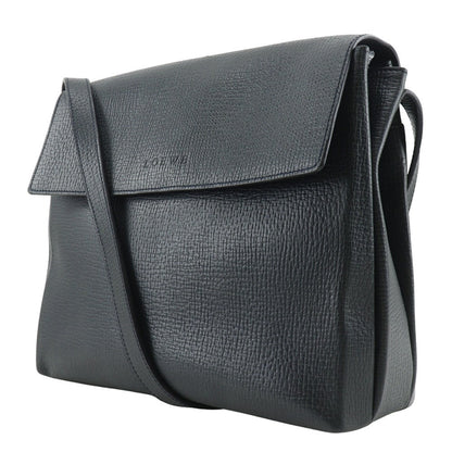 Loewe Shoulder Bag Leather Gray One Belt Women