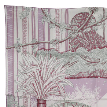 Hermes Scarf H003228S Silk Pink Act 3, Scene 1, In A Forest Glade Acte Iii Scene I La Clairiere