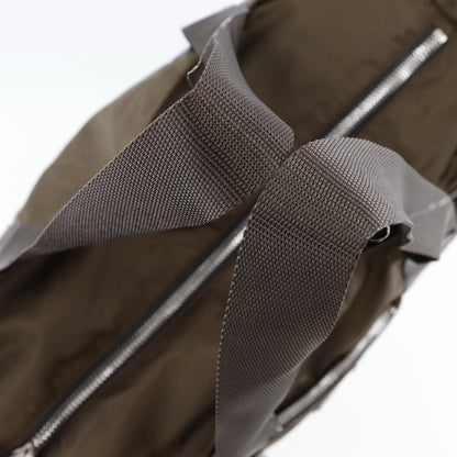 Prada Boston Duffel Bag Nylon Khaki Women(Unisex)