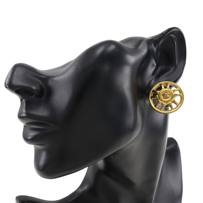 Chanel Earring Plated Gold Gold Women
