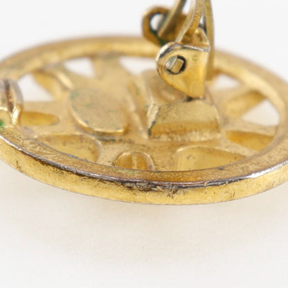 Chanel Earring Plated Gold Gold Women
