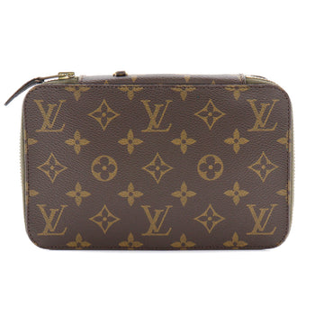 Louis Vuitton Pouch M47350 Monogram Canvas Brown Jewelry Case Posh Monte Carlo Unisex(Unisex)