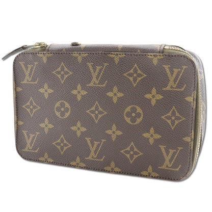 Louis Vuitton Pouch M47350 Monogram Canvas Brown Jewelry Case Posh Monte Carlo Unisex(Unisex)
