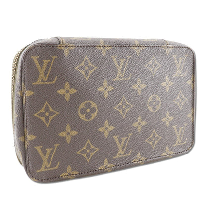 Louis Vuitton Pouch M47350 Monogram Canvas Brown Jewelry Case Posh Monte Carlo Unisex(Unisex)