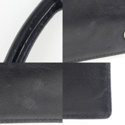 Gucci Shoulder Bag 001 3243 200047 Calfskin Black Bamboo Women