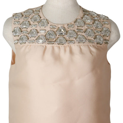 Prada One Piece Polyester Pink Beige Women 36