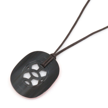 Hermes Necklace Buffalo Horn Pink/Brown Lift Gm Women
