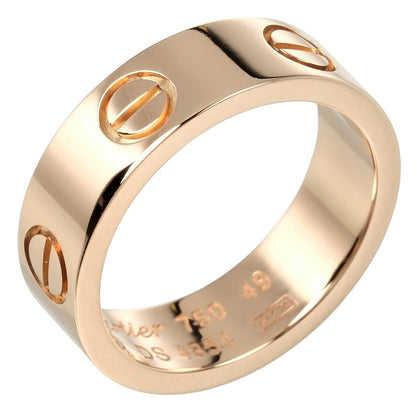 Cartier Ring K18 Pink Gold Gold Love Women