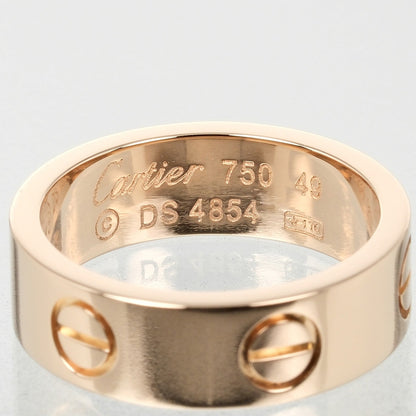 Cartier Ring K18 Pink Gold Gold Love Women