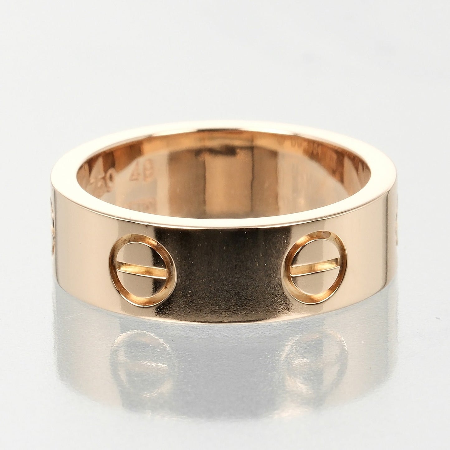 Cartier Ring K18 Pink Gold Gold Love Women
