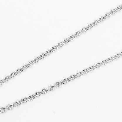 Bvlgari Necklace K18 White Gold Silver Greek Cross Women