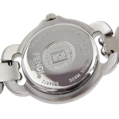 Fendi Watches Quartz 1600G Stainless Steel Black Black Dial Women