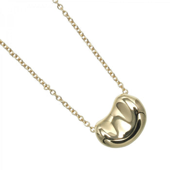 Tiffany&Co. Necklace K18 Yellow Gold Gold Bean Women