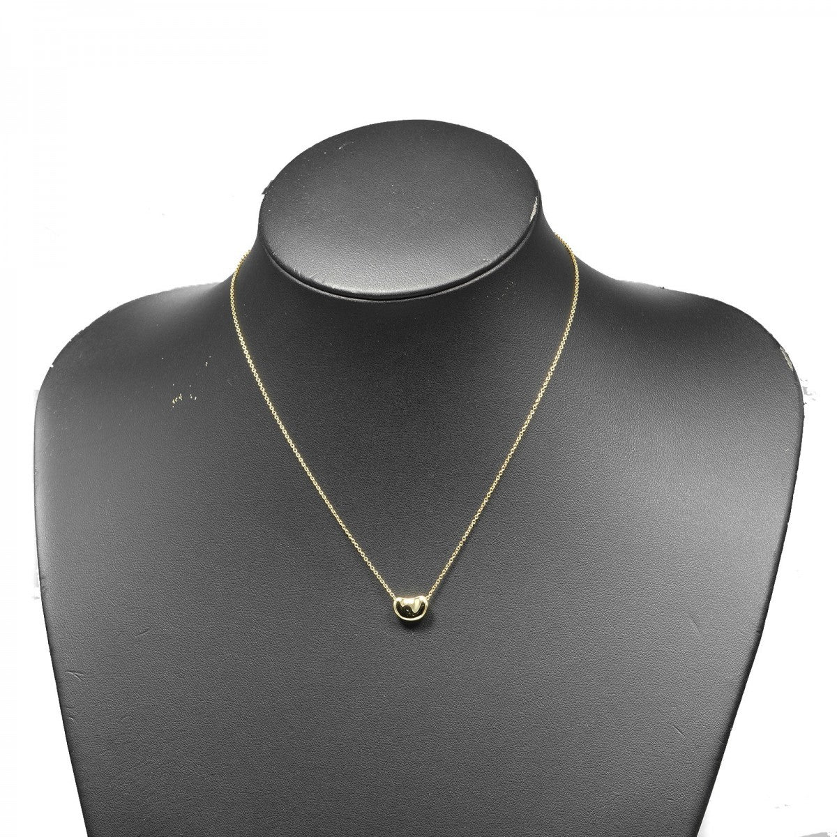 Tiffany&Co. Necklace K18 Yellow Gold Gold Bean Women