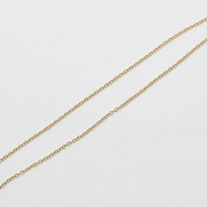 Tiffany&Co. Necklace K18 Yellow Gold Gold Bean Women
