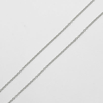 Tiffany&Co. Necklace Pt950Platinum, Diamond Gold Small Cross Women