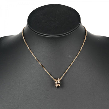 Bvlgari Necklace 18K Pink Gold, Demi Pave Diamonds Gold B.Zero1