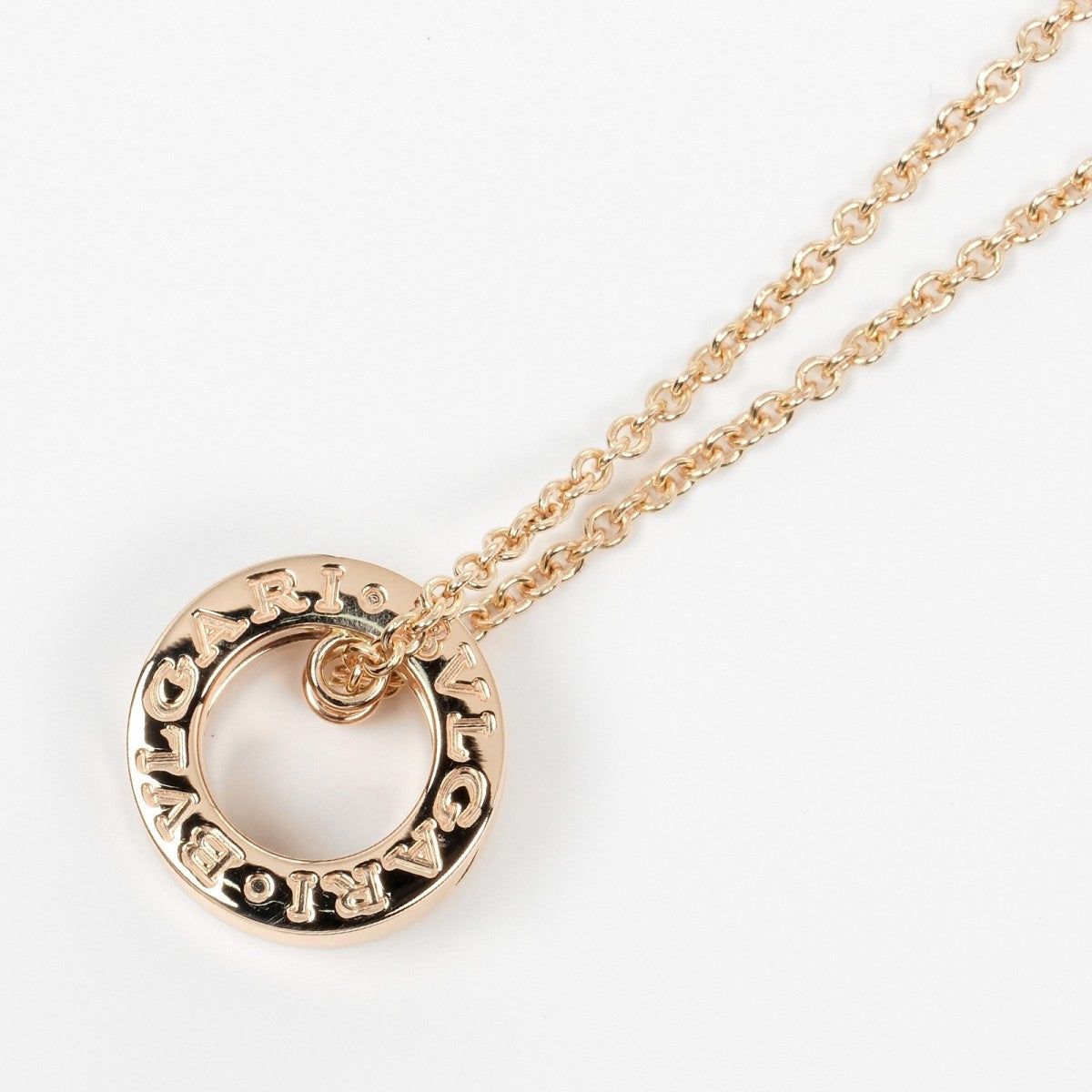 Bvlgari Necklace 18K Pink Gold, Demi Pave Diamonds Gold B.Zero1