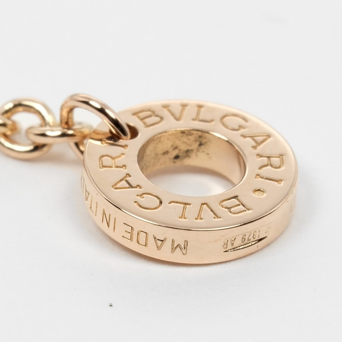 Bvlgari Necklace 18K Pink Gold, Demi Pave Diamonds Gold B.Zero1