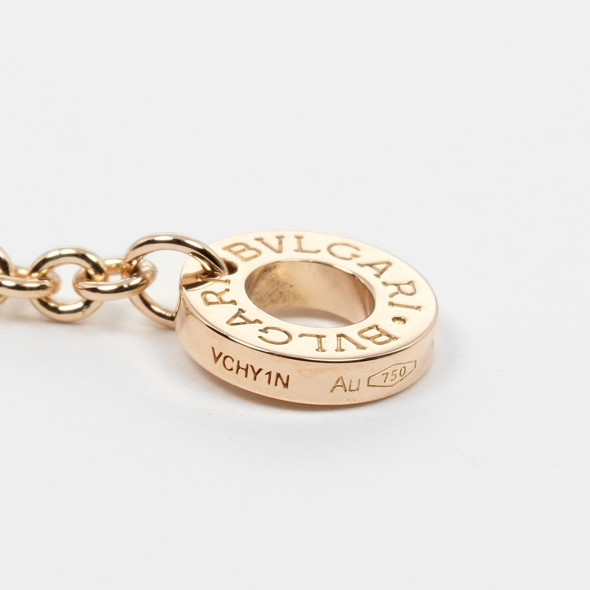 Bvlgari Necklace 18K Pink Gold, Demi Pave Diamonds Gold B.Zero1