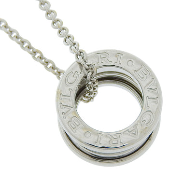 Bvlgari Necklace K18 White Gold Silver B-Zero1