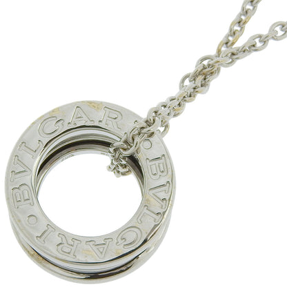 Bvlgari Necklace K18 White Gold Silver B-Zero1