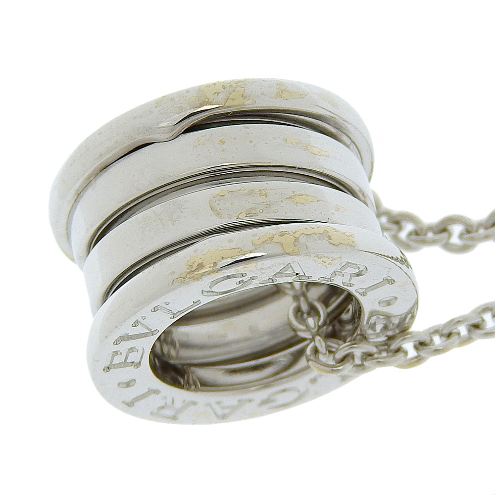 Bvlgari Necklace K18 White Gold Silver B-Zero1