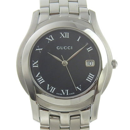 Gucci Watches Quartz 5500M Stainless Steel Black