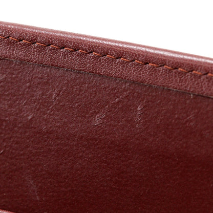 Cartier Shoulder Bag Calfskin Bordeaux Must Line Women