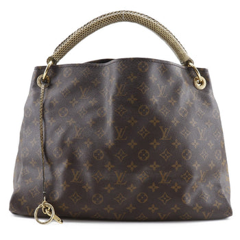 Louis Vuitton Shoulder Bag M40249 Monogram Canvas Brown Artsymm Women